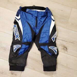 Fox Racing Motocross Blue Riding Pants Size 2/3 Boys Toddler Youth